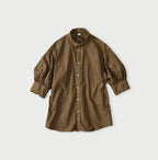 Broadcloth Petit Collar Half Sleeve Coupé Shirt