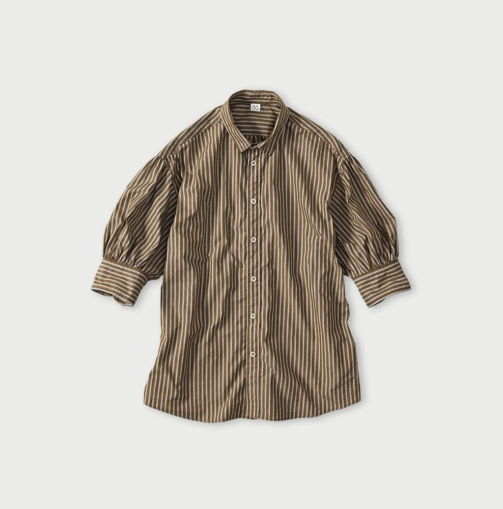 Broadcloth Petit Collar Half Sleeve Coupé Shirt