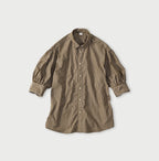 Broadcloth Petit Collar Half Sleeve Coupé Shirt