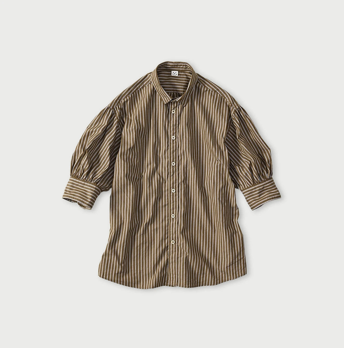 Broadcloth Petit Collar Half Sleeve Coupé Shirt