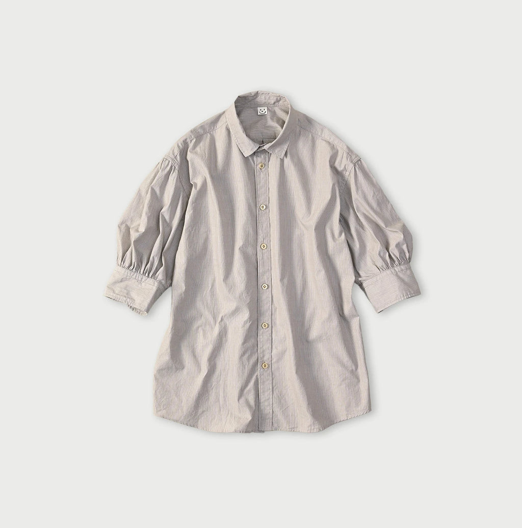 Broadcloth Petit Collar Half Sleeve Coupé Shirt