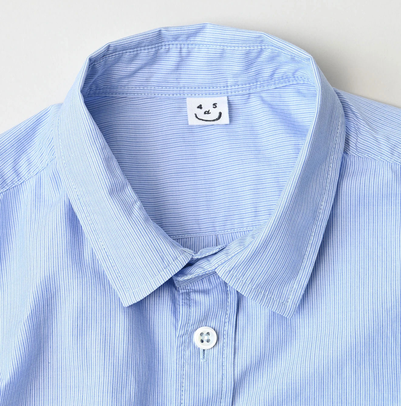 Broadcloth Petit Collar Half Sleeve Coupé Shirt