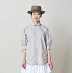 Broadcloth Petit Collar Half Sleeve Coupé Shirt