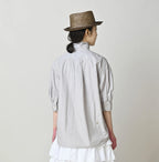Broadcloth Petit Collar Half Sleeve Coupé Shirt