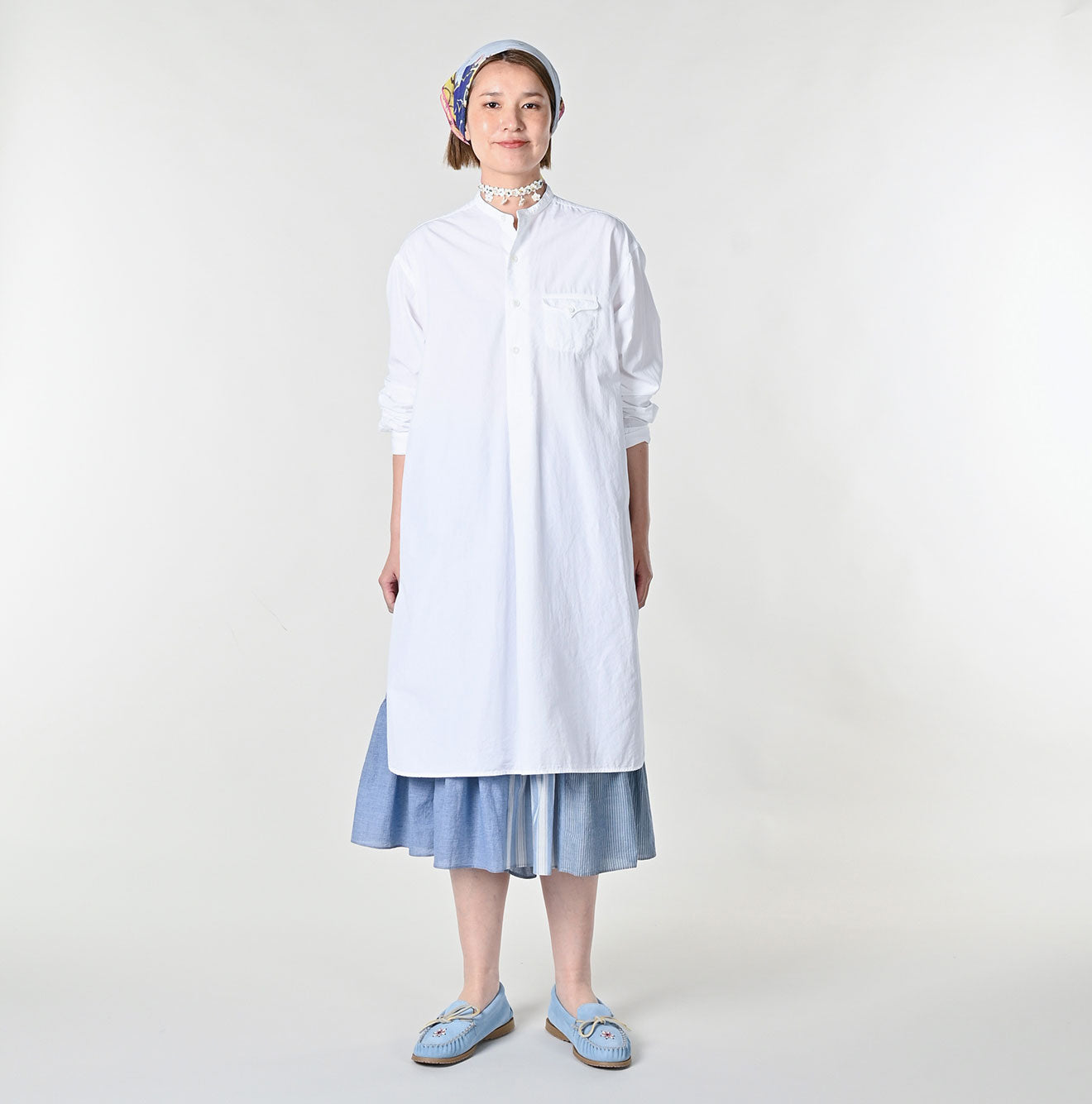 Compact Damp 908 Ocean Smock Shirt Female Model