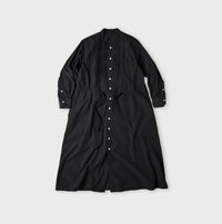 Compact Damp Pintuck Shirt Dress