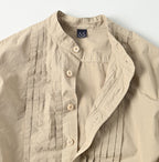 Compact Damp Pintuck Shirt Dress Detail