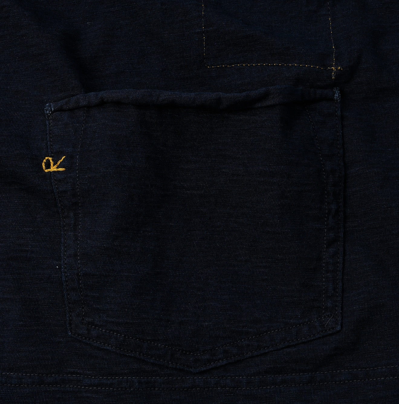 Indigo 908 Ocean T-shirt Long Sleeve Detail