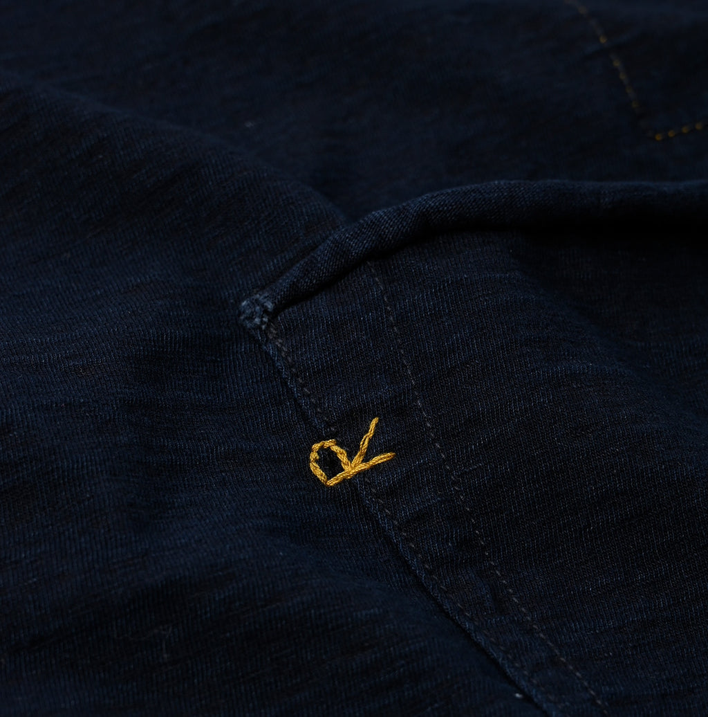 Indigo 908 Ocean T-shirt Long Sleeve Detail