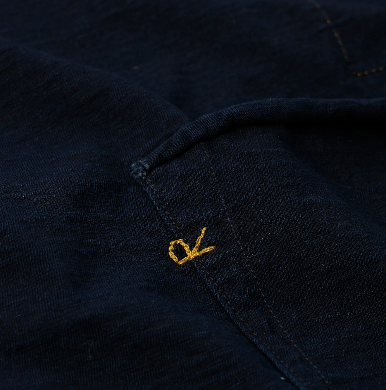 Indigo 908 Ocean T-shirt Long Sleeve Detail
