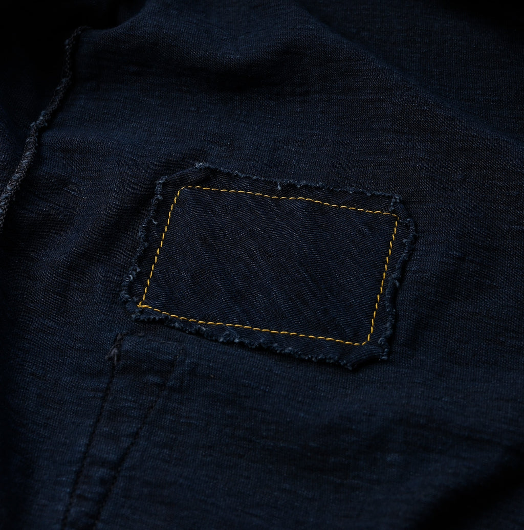 Indigo 908 Ocean T-shirt Long Sleeve Detail