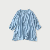 45 Plant Dyed Tenjiku Big Slit T-shirt
