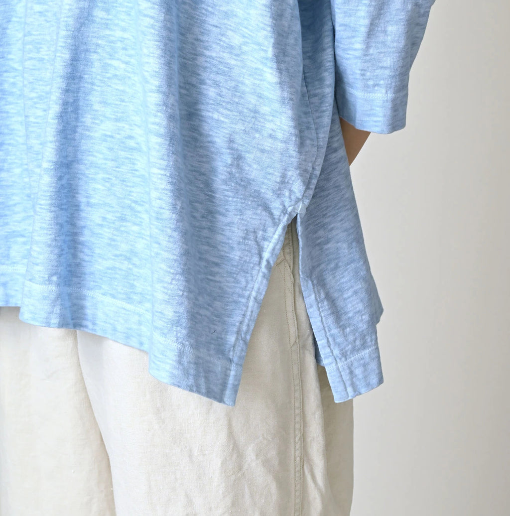 45 Plant Dyed Tenjiku Big Slit T-shirt