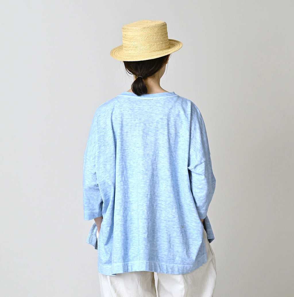 45 Plant Dyed Tenjiku Big Slit T-shirt