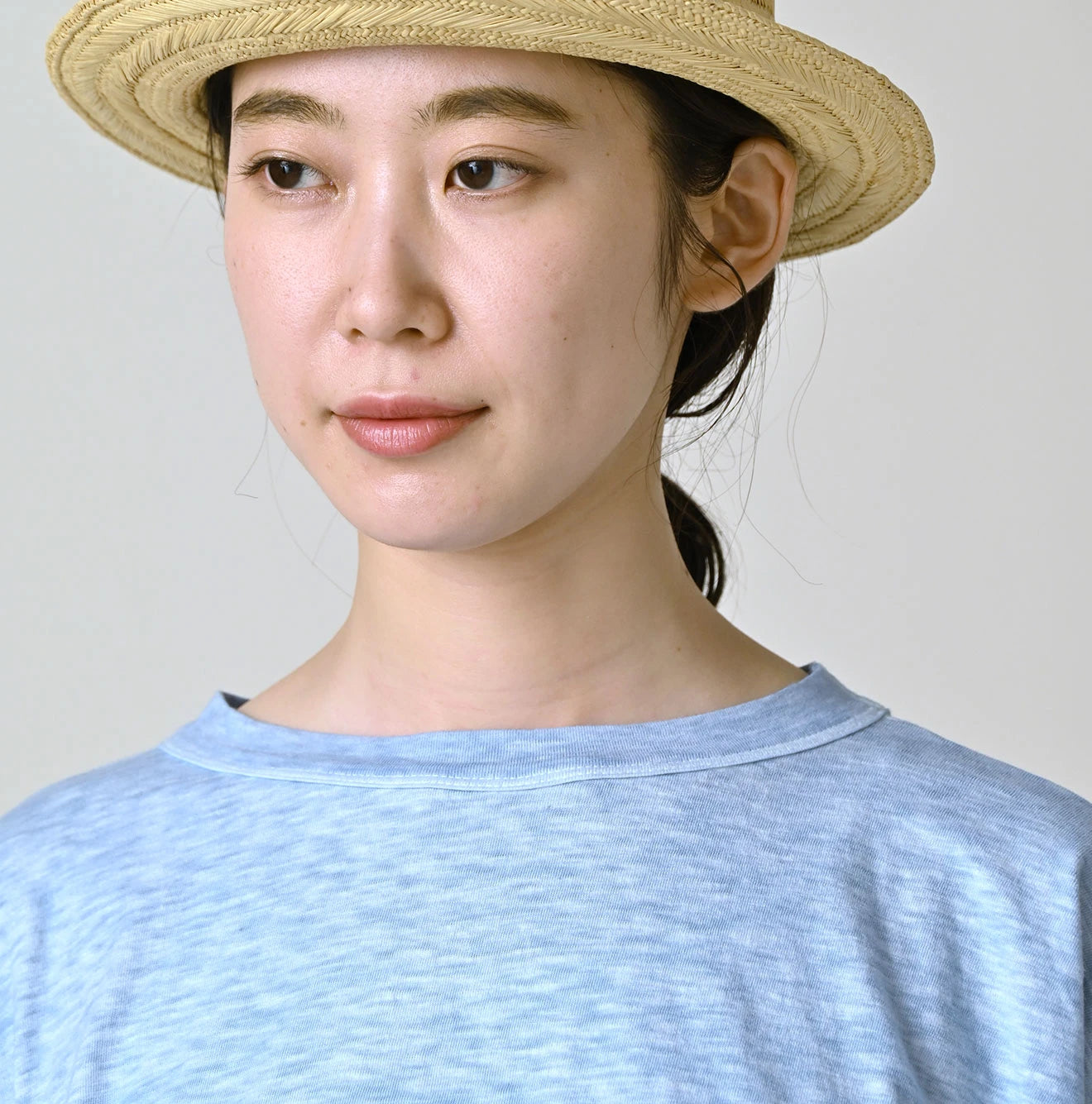 45 Plant Dyed Tenjiku Big Slit T-shirt