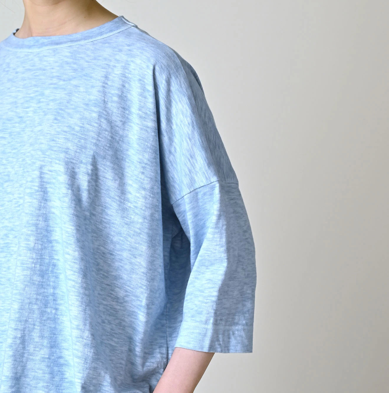45 Plant Dyed Tenjiku Big Slit T-shirt