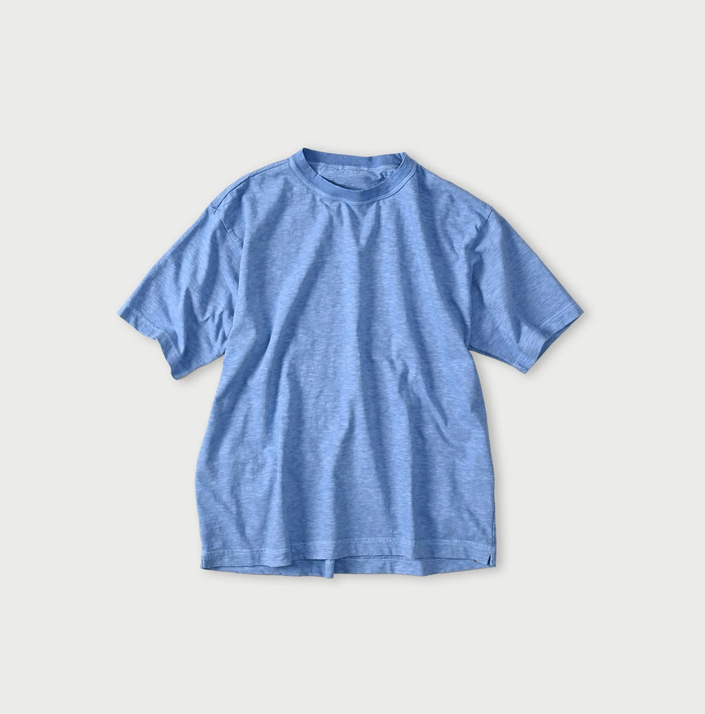 45 Plant Dyed Tenjiku 908 Ocean T-shirt