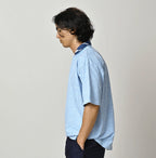 45 Plant Dyed Tenjiku 908 Ocean T-shirt
