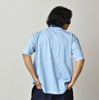45 Plant Dyed Tenjiku 908 Ocean T-shirt