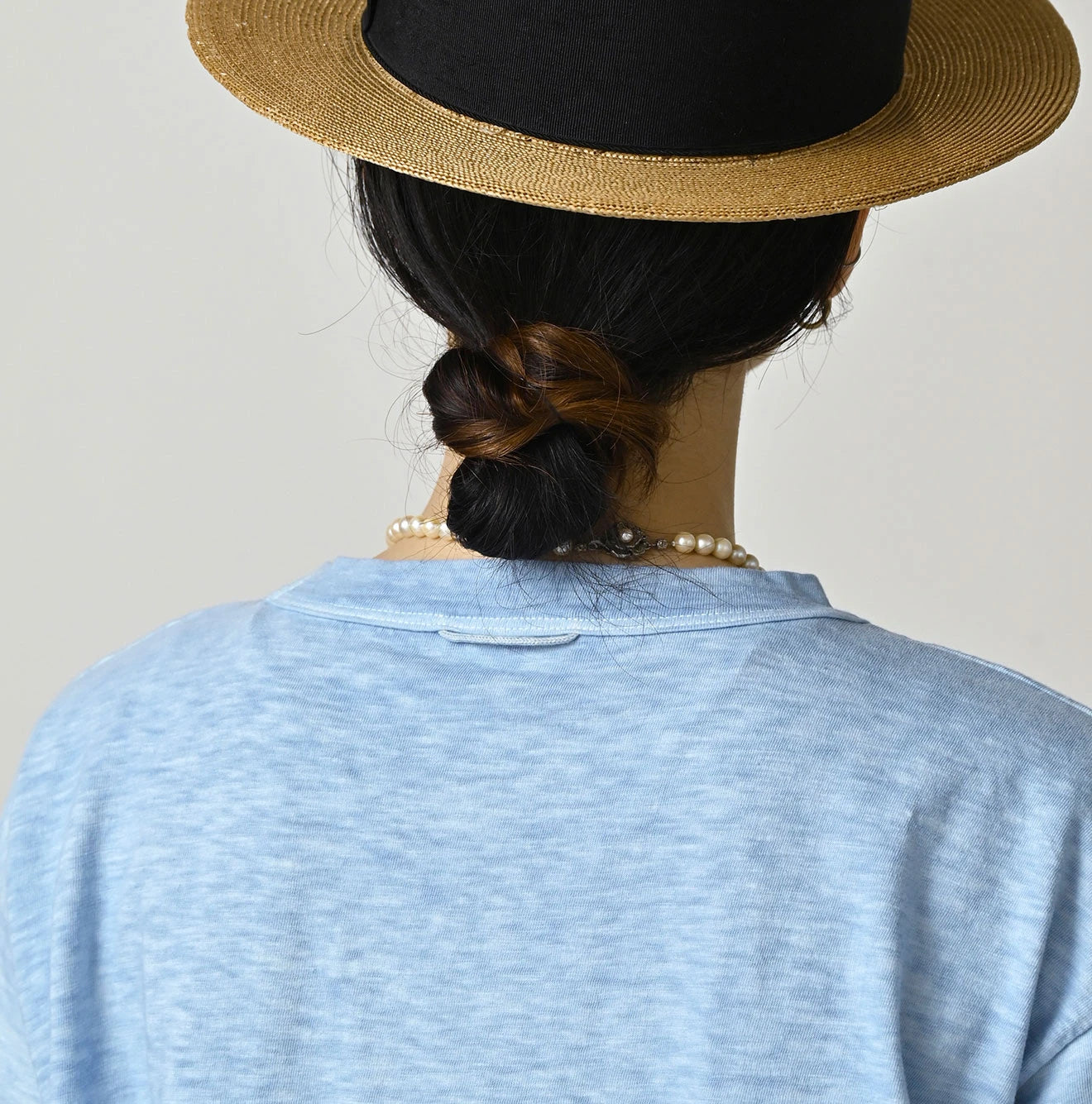45 Plant Dyed Tenjiku 908 Ocean T-shirt