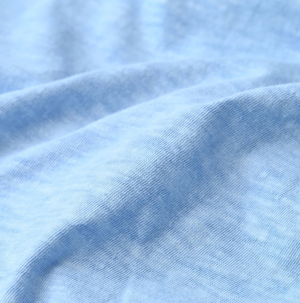 45 Plant Dyed Tenjiku 908 Ocean T-shirt
