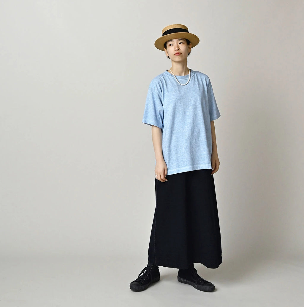 45 Plant Dyed Tenjiku 908 Ocean T-shirt