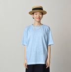 45 Plant Dyed Tenjiku 908 Ocean T-shirt
