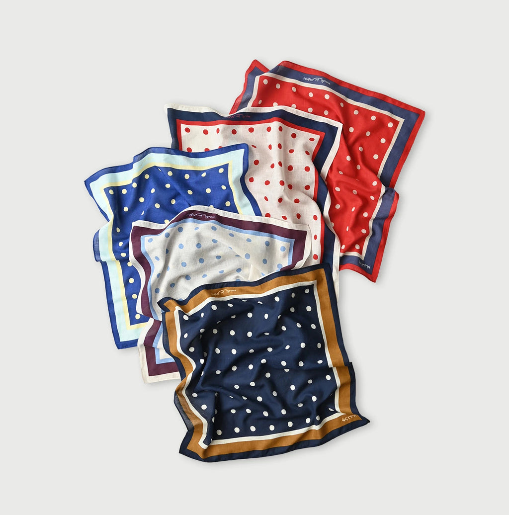 Supima Aya Polka Dot Bandana