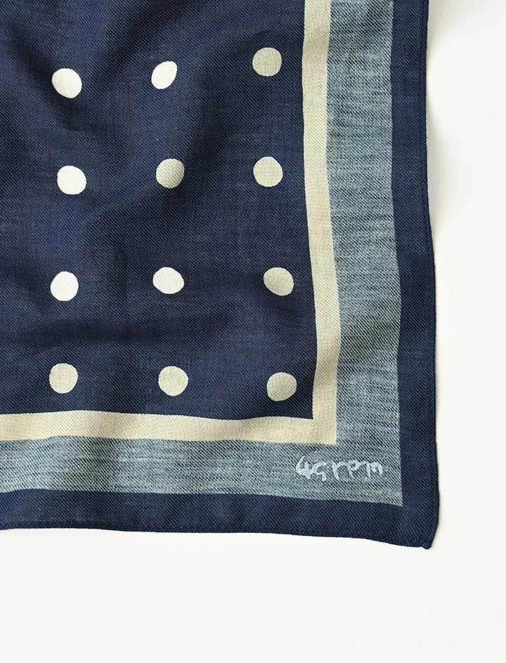 Indigo Australian Aya Polka Dot Bandana