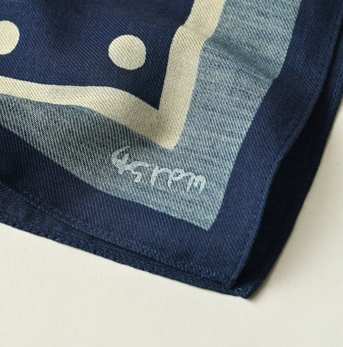 Indigo Australian Aya Polka Dot Bandana