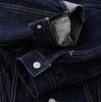 Futatabi 6.5 Ai Denim Sorahikohime Jacket Detail