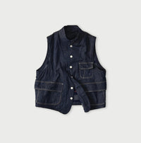 Komugi Denim x Rug Urake 908 Yama Vest Nou