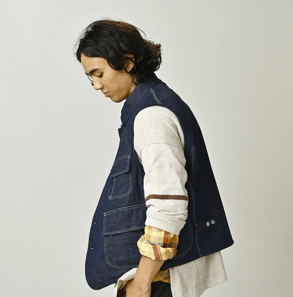 Komugi Denim x Rug Urake 908 Yama Vest Nou