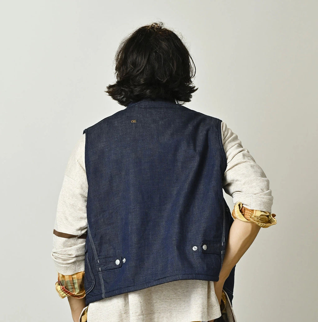 Komugi Denim x Rug Urake 908 Yama Vest Nou