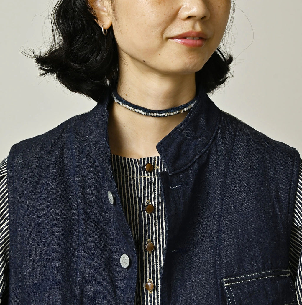 Komugi Denim x Rug Urake 908 Yama Vest Nou
