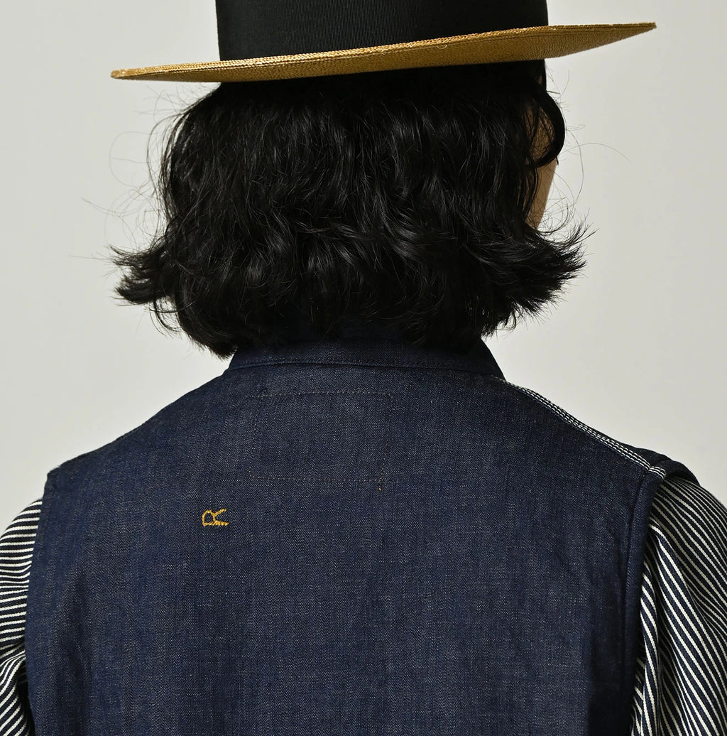 Komugi Denim x Rug Urake 908 Yama Vest Nou
