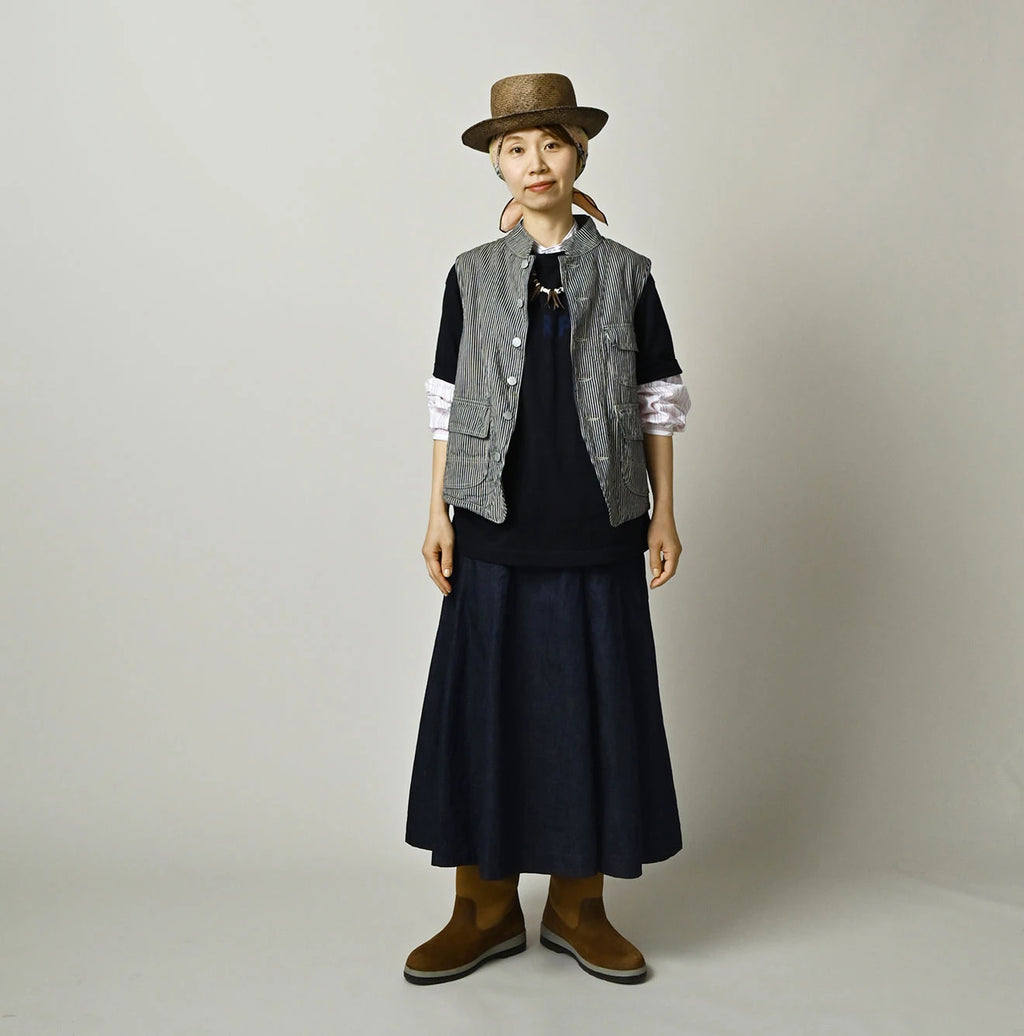 Komugi Denim x Rug Urake 908 Yama Vest Nou