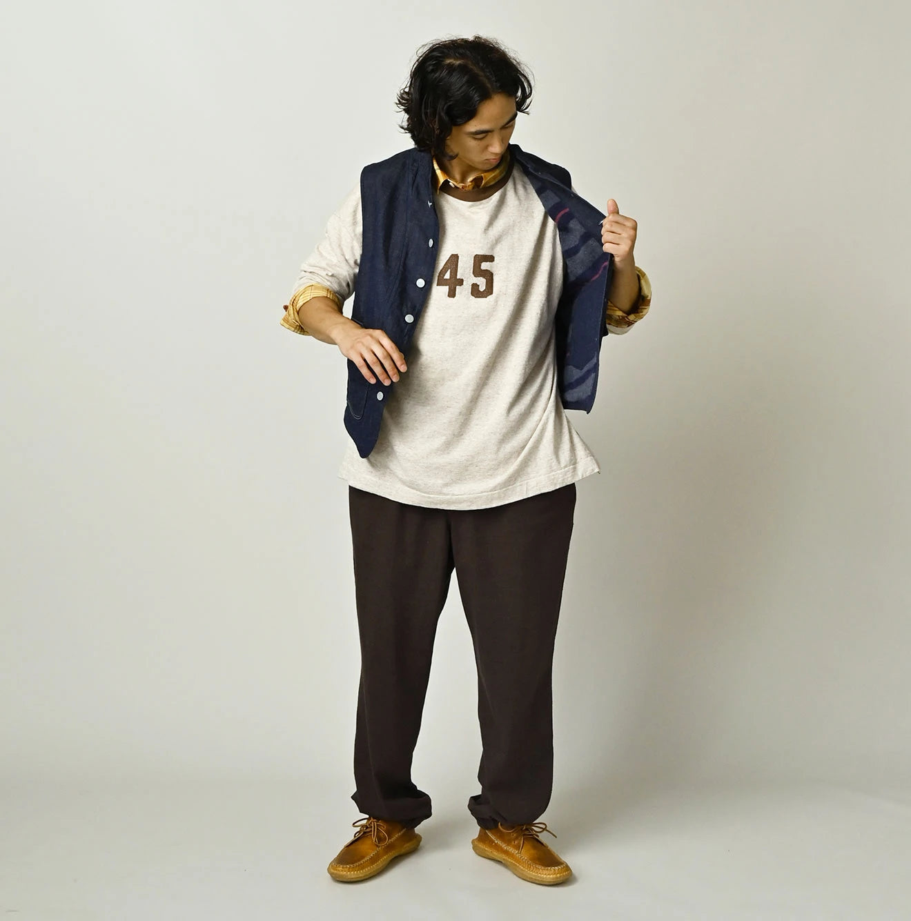 Komugi Denim x Rug Urake 908 Yama Vest Nou