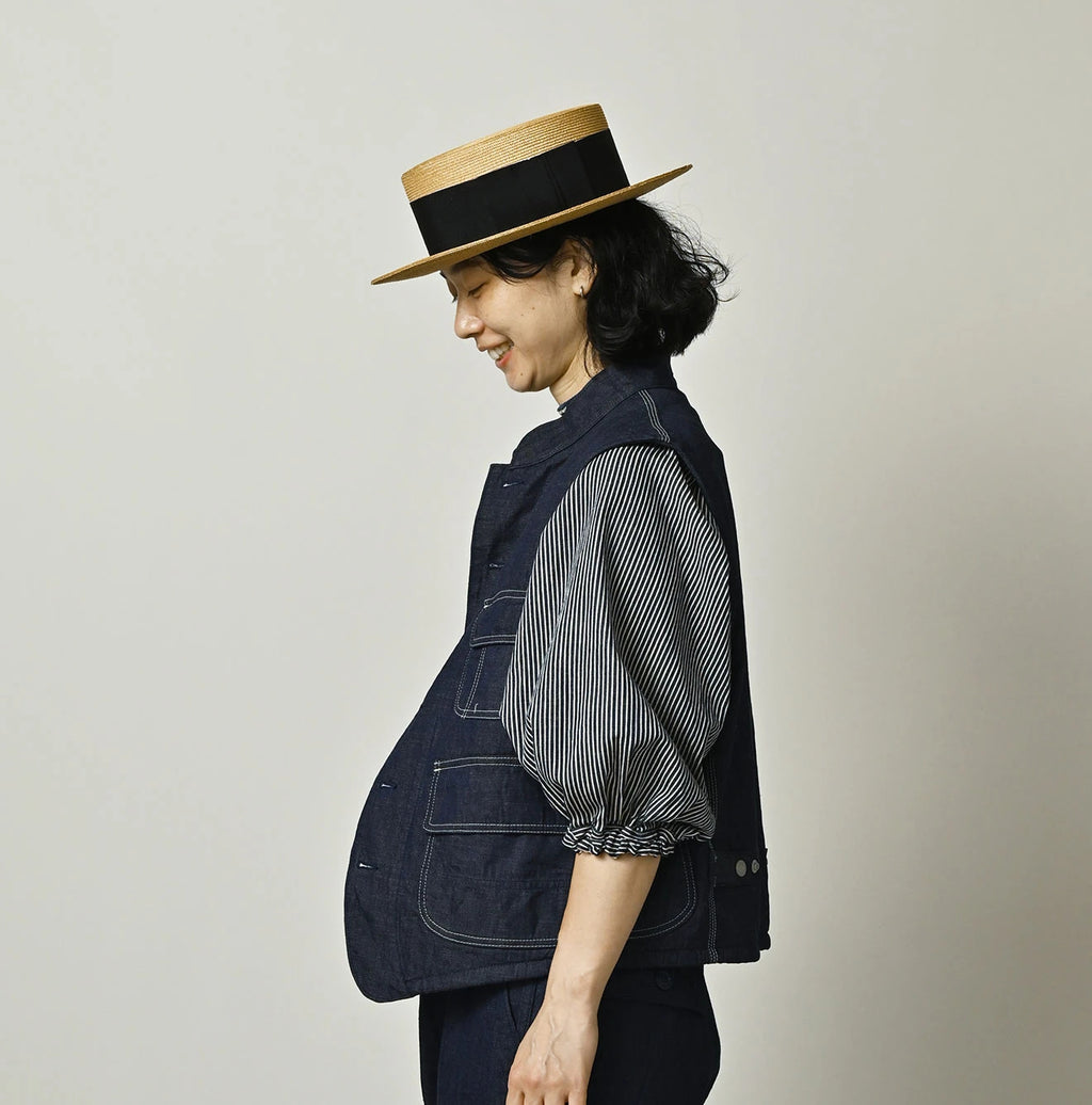 Komugi Denim x Rug Urake 908 Yama Vest Nou