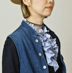 Komugi Denim x Rug Urake 908 Yama Vest Distressed