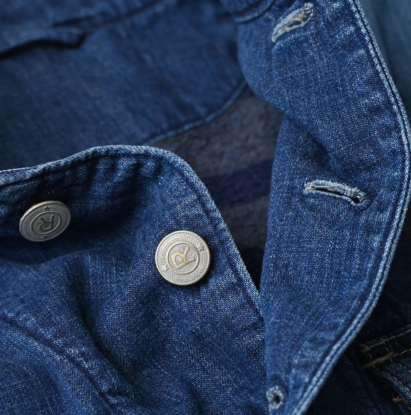 Komugi Denim x Rug Urake 908 Yama Vest Distressed