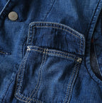 Komugi Denim x Rug Urake 908 Yama Vest Distressed