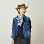 Komugi Denim x Rug Urake 908 Yama Vest Distressed