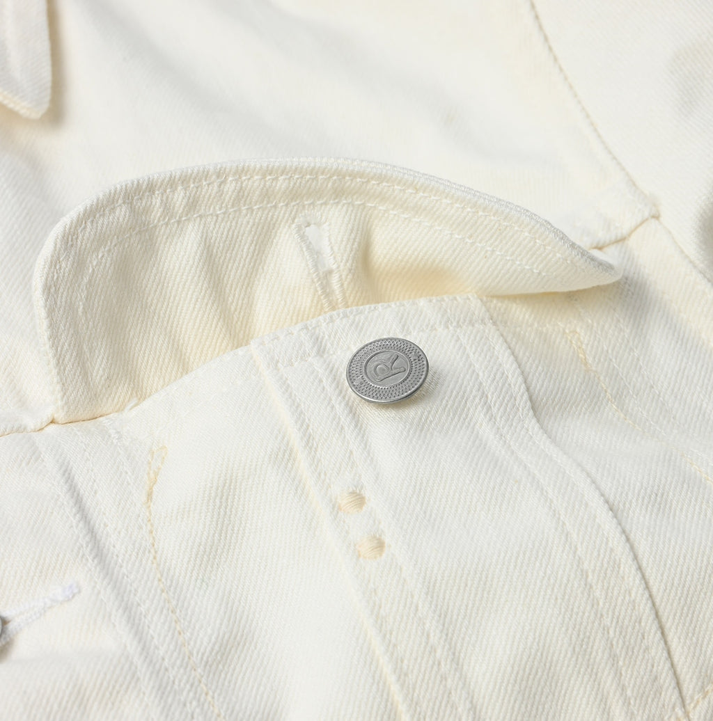 Rye Mugi Denim 908 Hikohime Jacket White Detail