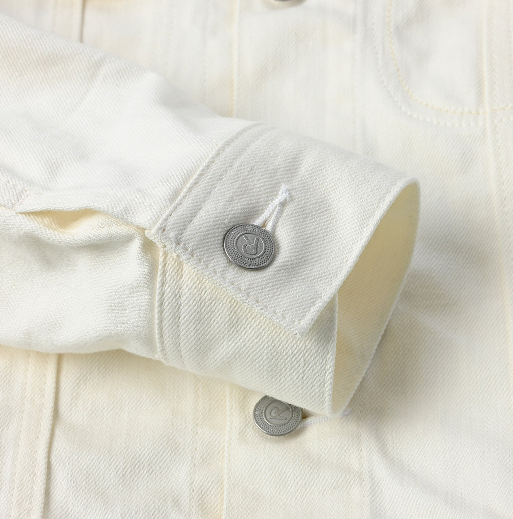 Rye Mugi Denim 908 Hikohime Jacket White Detail