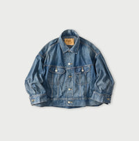 Komugi Denim Annie Bolero G Jacket Distressed