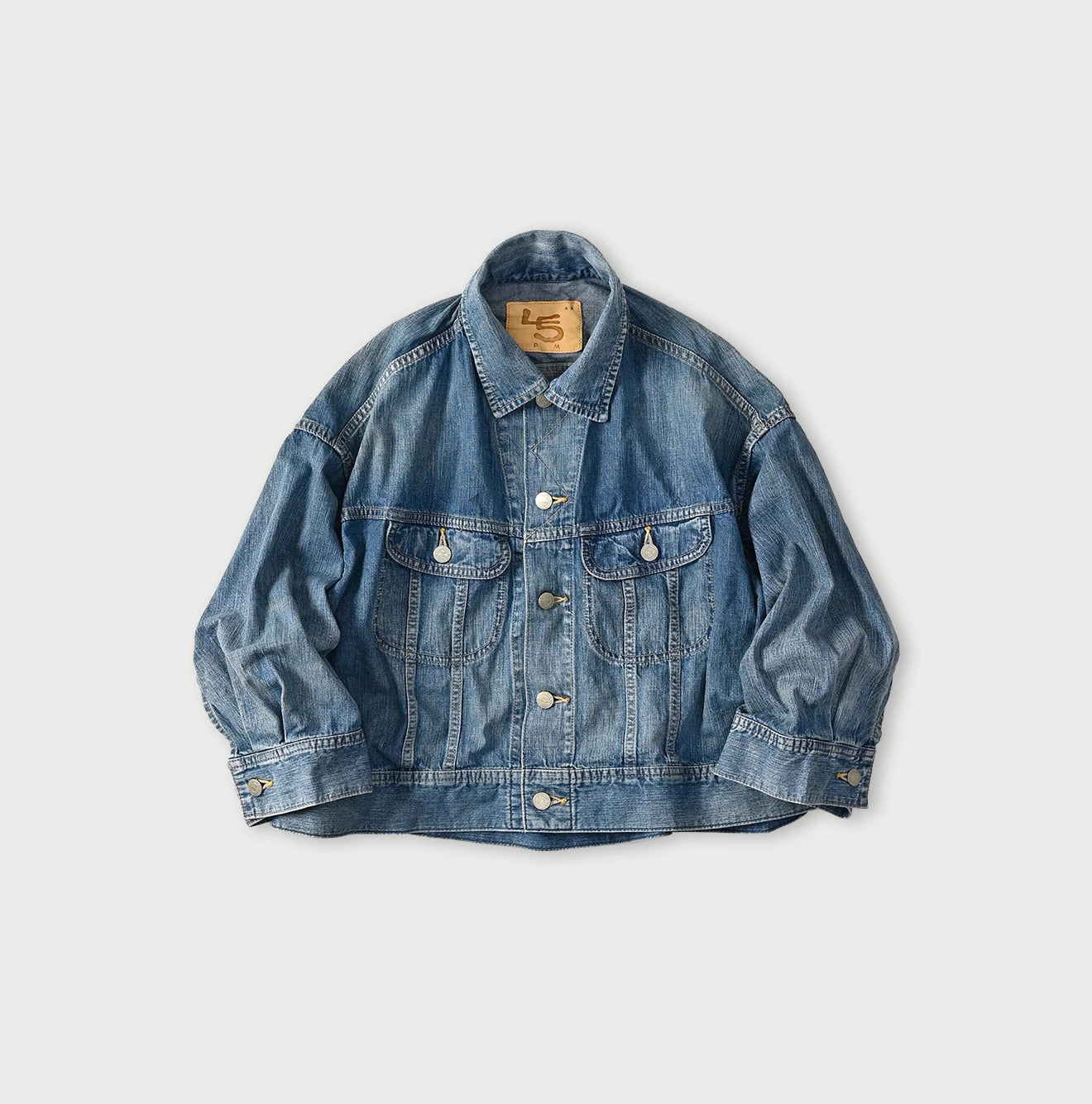 Komugi Denim Annie Bolero G Jacket Distressed