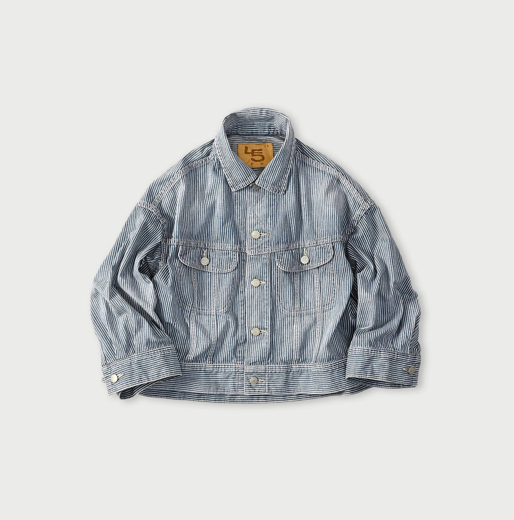Komugi Denim Annie Bolero G Jacket Distressed