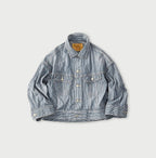 Komugi Denim Annie Bolero G Jacket Distressed