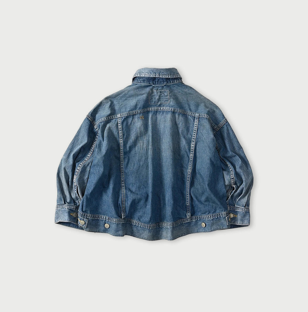 Komugi Denim Annie Bolero G Jacket Distressed